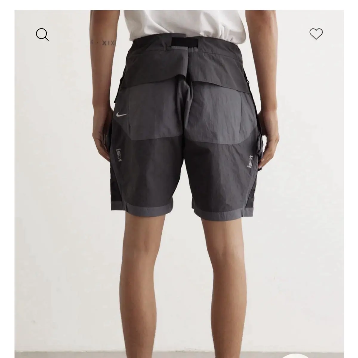 Nike clothing - Nike NRG ISPA MLLE Modular Shorts - FV4895-060 - Anthracite, Dark Grey & Black (UPC: 0197594534025) 21