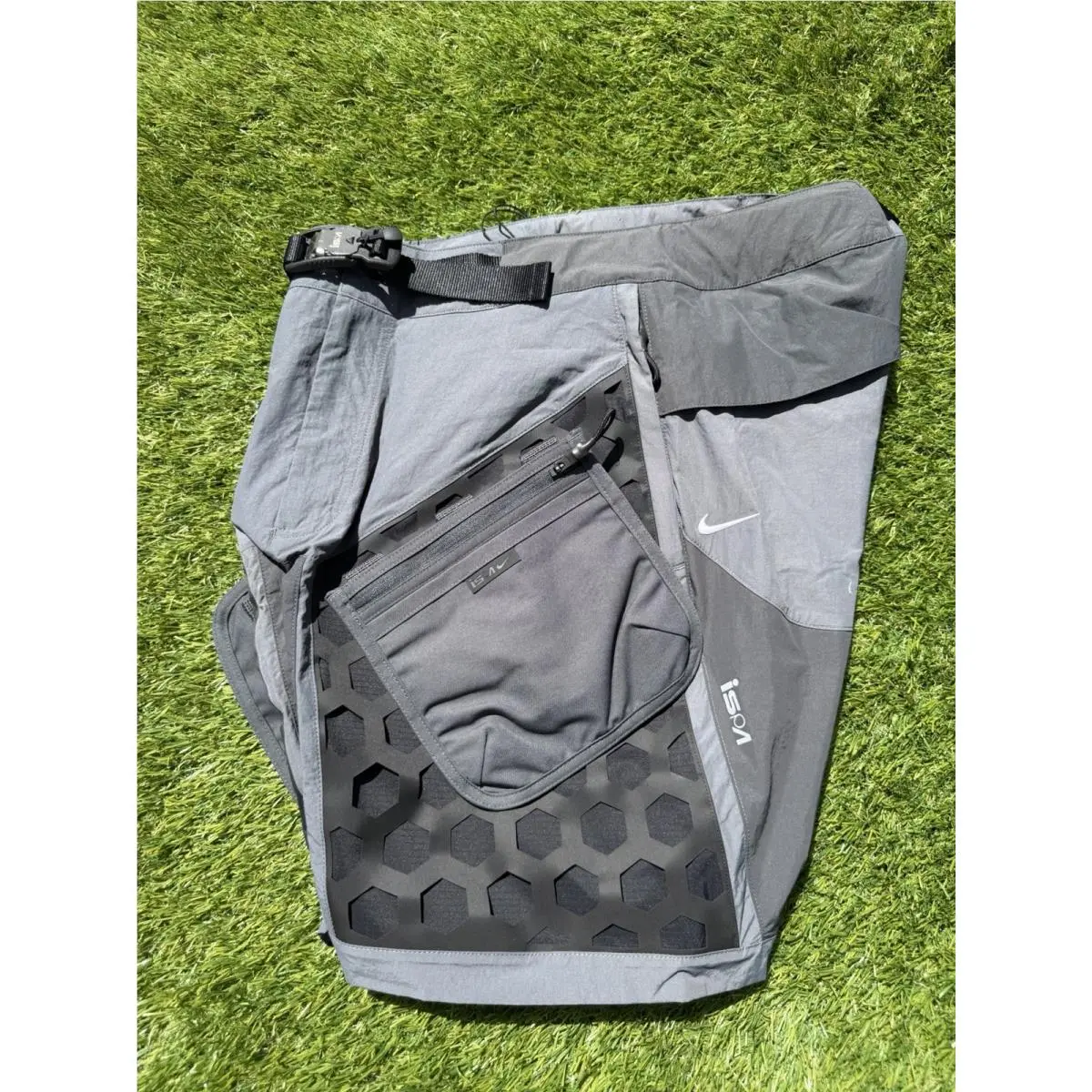 Nike clothing - Nike NRG ISPA MLLE Modular Shorts - FV4895-060 - Anthracite, Dark Grey & Black (UPC: 0197594534025) 8