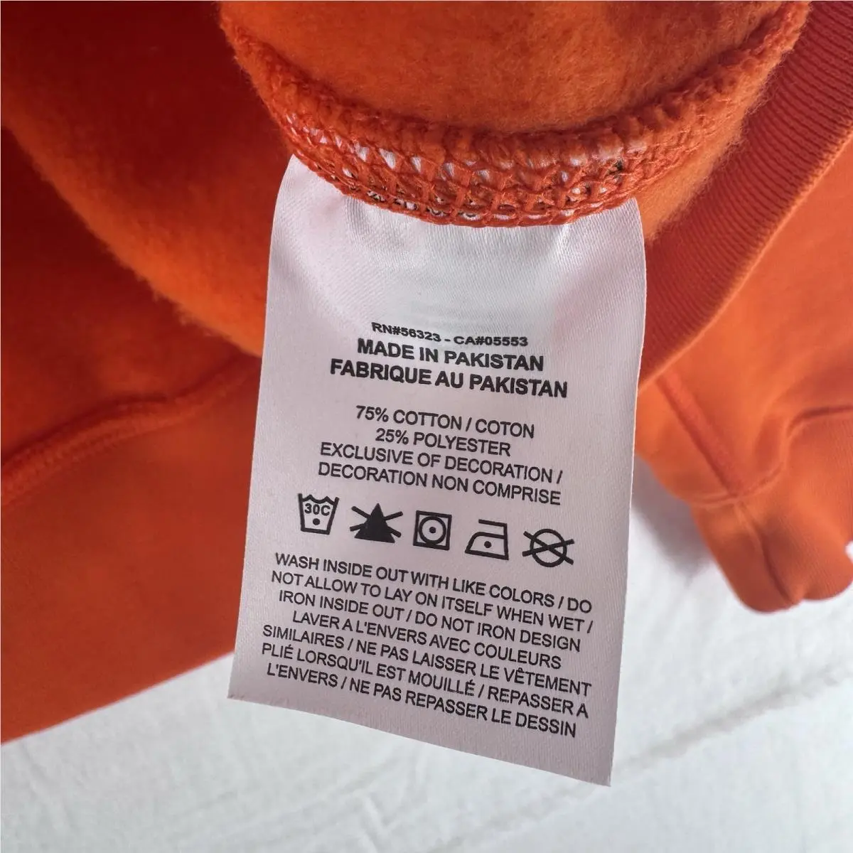 Nike clothing - Orange (UPC: 0198485056312) 3