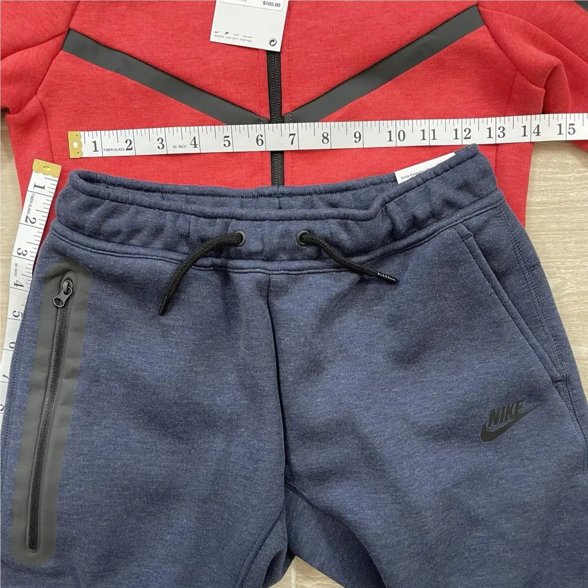 Nike clothing - HV5867-672 - HV5867-672 - Red / Navy Blue 12