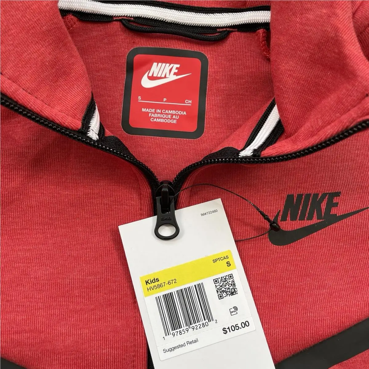 Nike clothing - HV5867-672 - HV5867-672 - Red / Navy Blue 13
