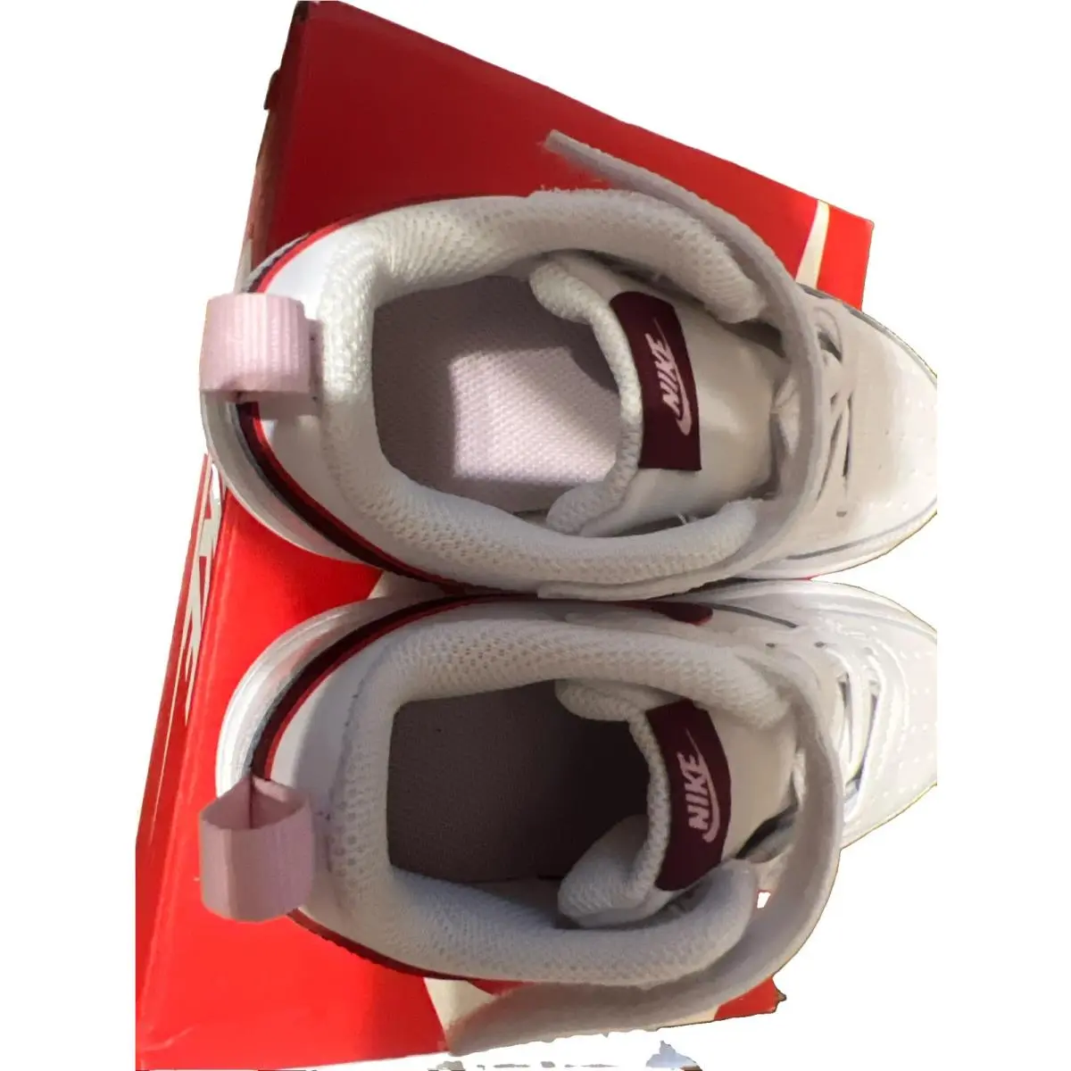 Nike shoes - Nike Court Borough - Court Borough - White / Beetroot 5