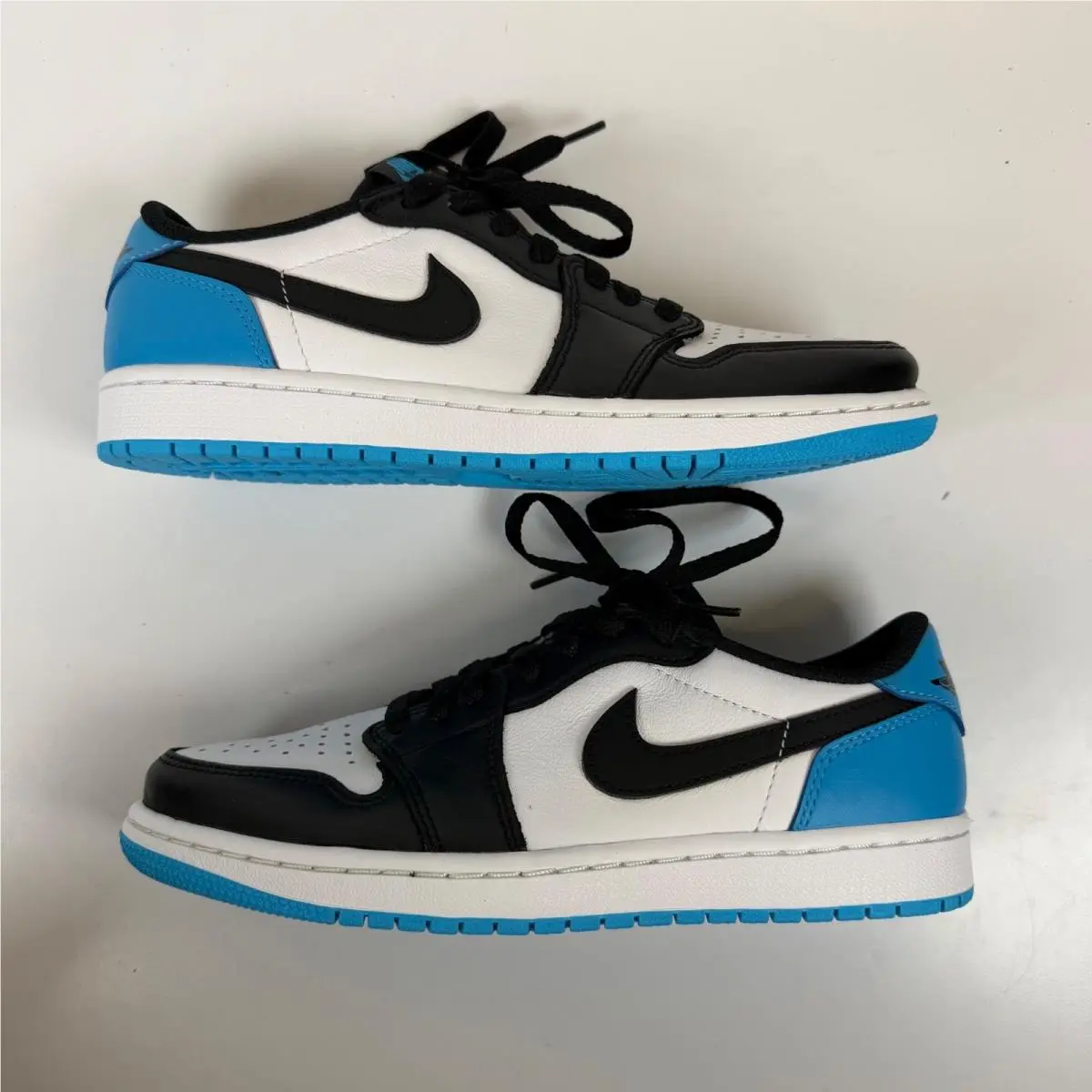 Nike shoes - Jordan 1 Retro Low OG Black Dark Powder Blue - Blue 0