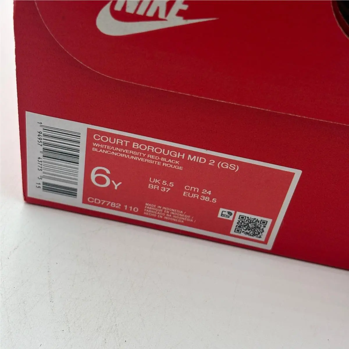 Nike shoes - Court Borough Mid 2 (GS) - White 0