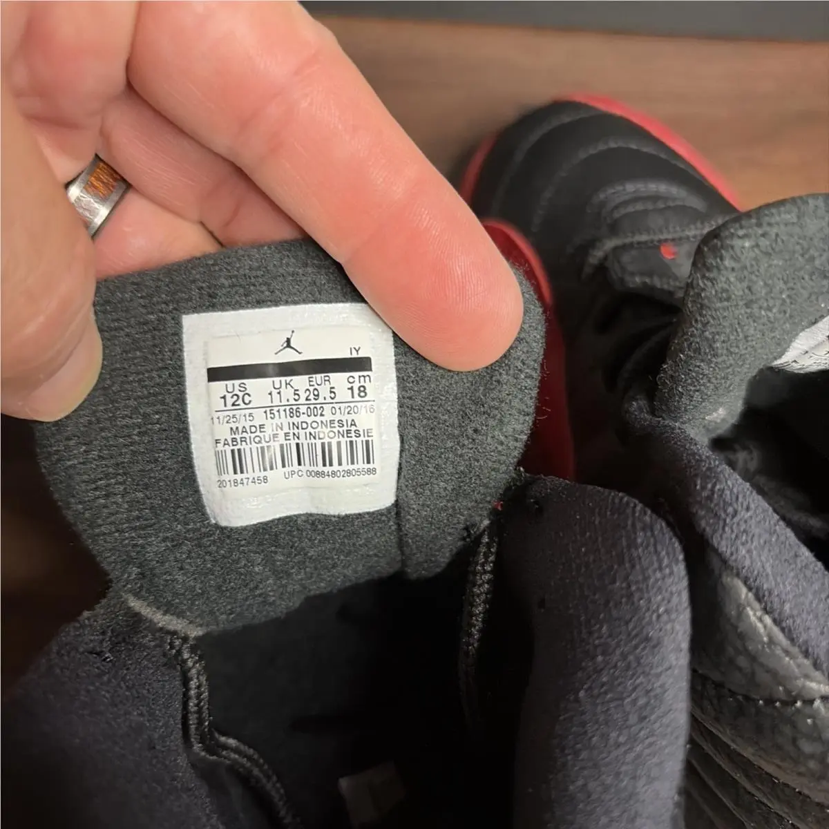 Nike shoes - Air Jordan 12 - Air - Black 4