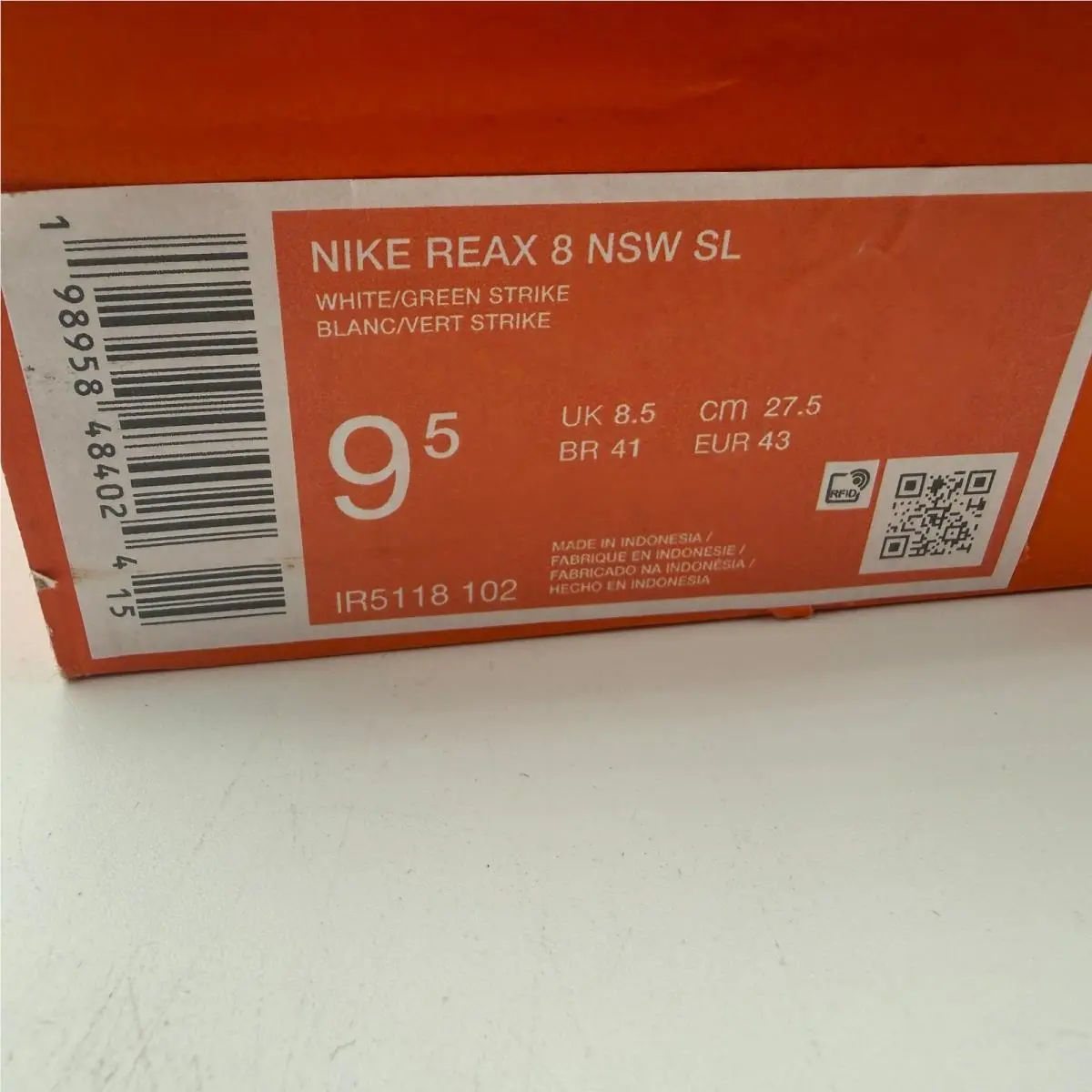 Nike shoes - Nike Reax 8 NSW SL - White 0