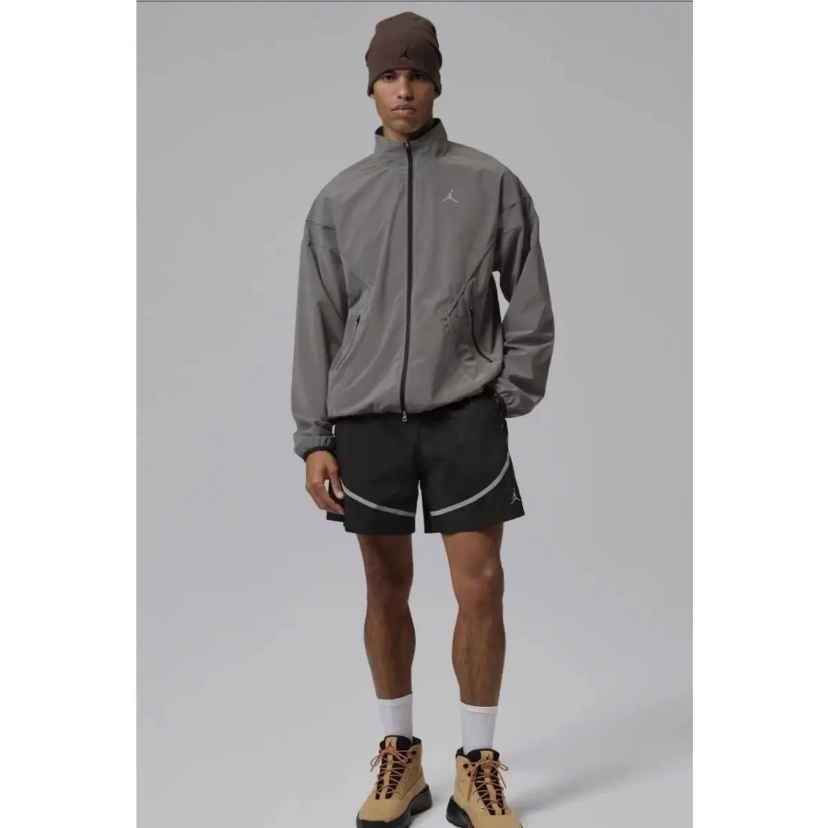 Nike clothing - Nike Air Jordan Brooklyn Hike Mike - Silver (UPC: 198726562374) 0