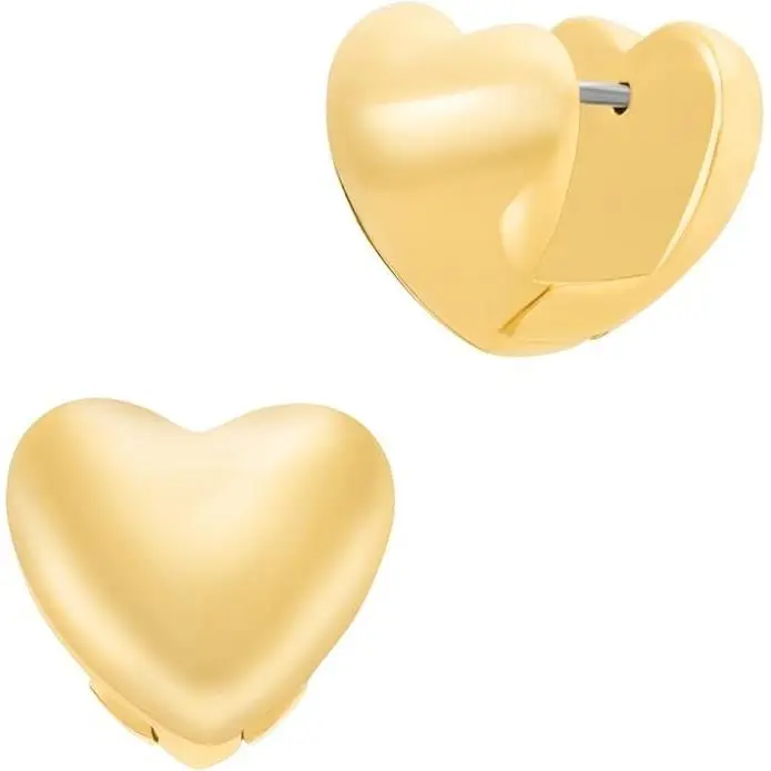 Michael Kors Women`s Heart-shaped Huggie Earrings