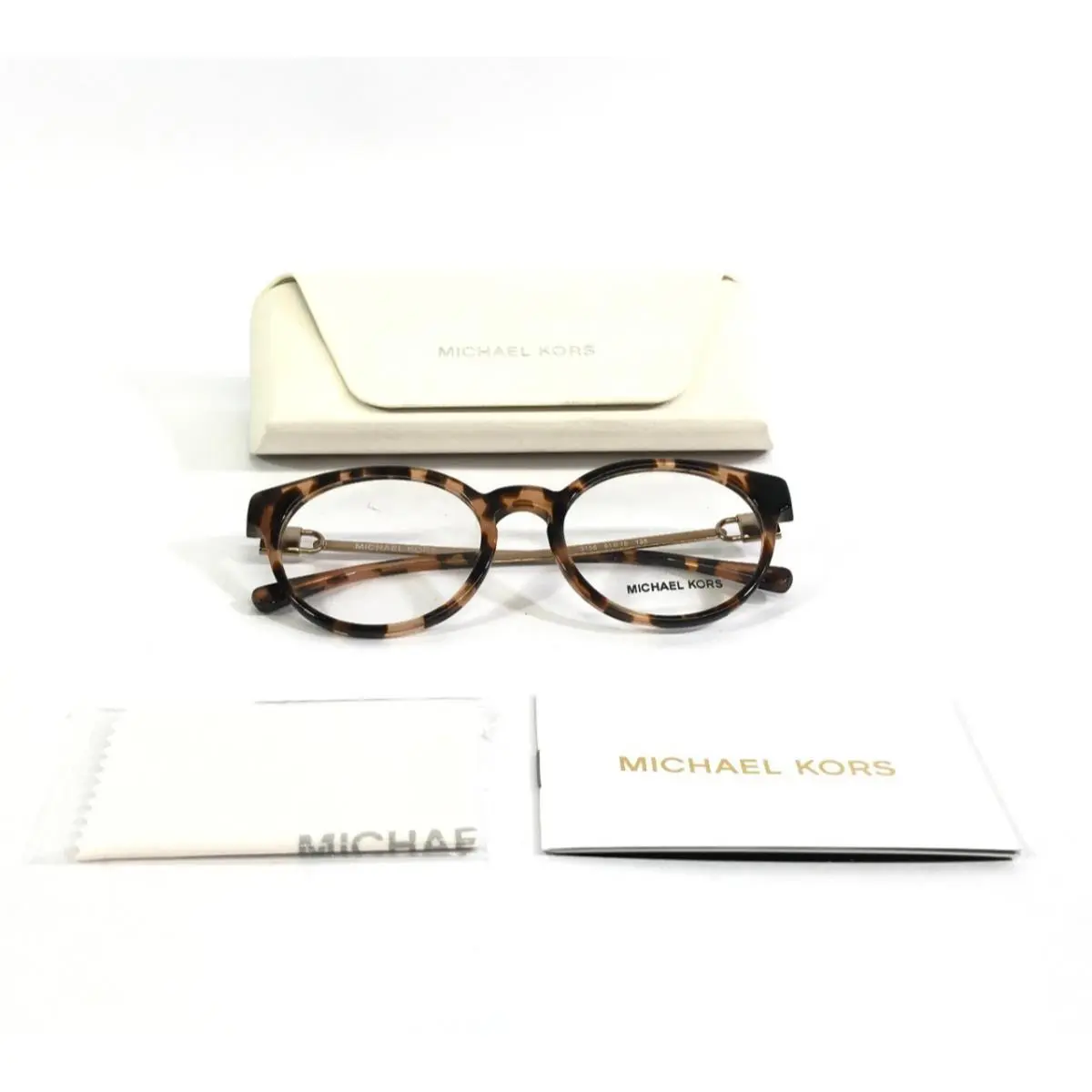 Michael Kors Eyeglasses Frames MK4048 Kea 3155 Tortoise Gold Full Rim 51-19-135