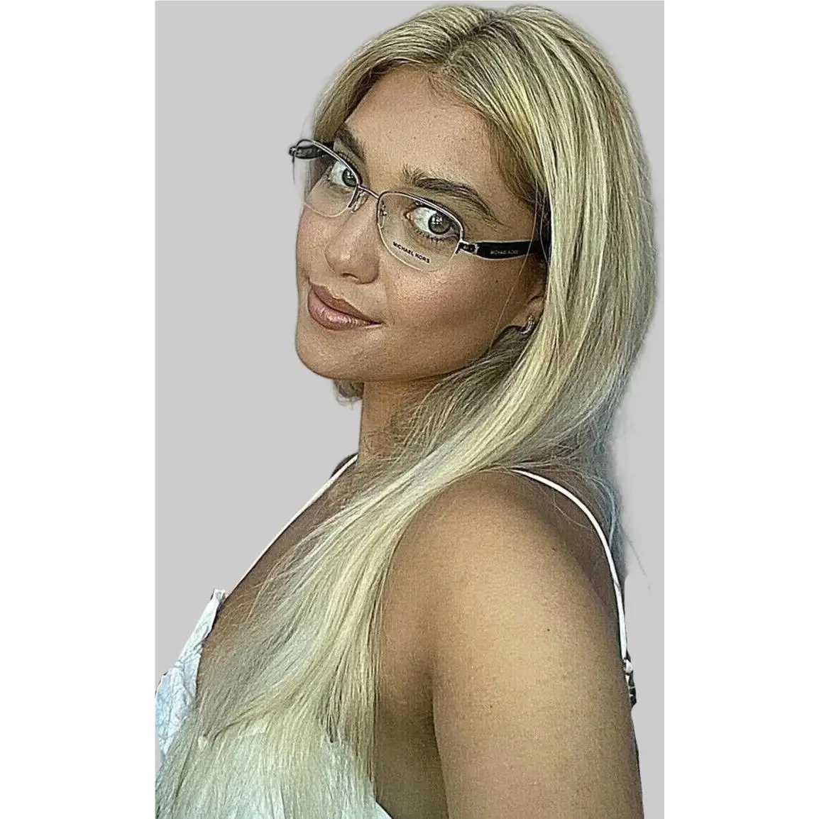 Michael Kors MK 37 11 51mm Silver Semi-rimless Women`s Eyeglasses Frame D