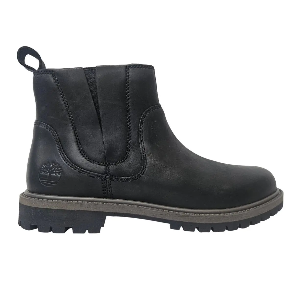 Timberland Women`s Premium Mid Chelsea Boot Black Full Grain Leather TB0A43TXW02