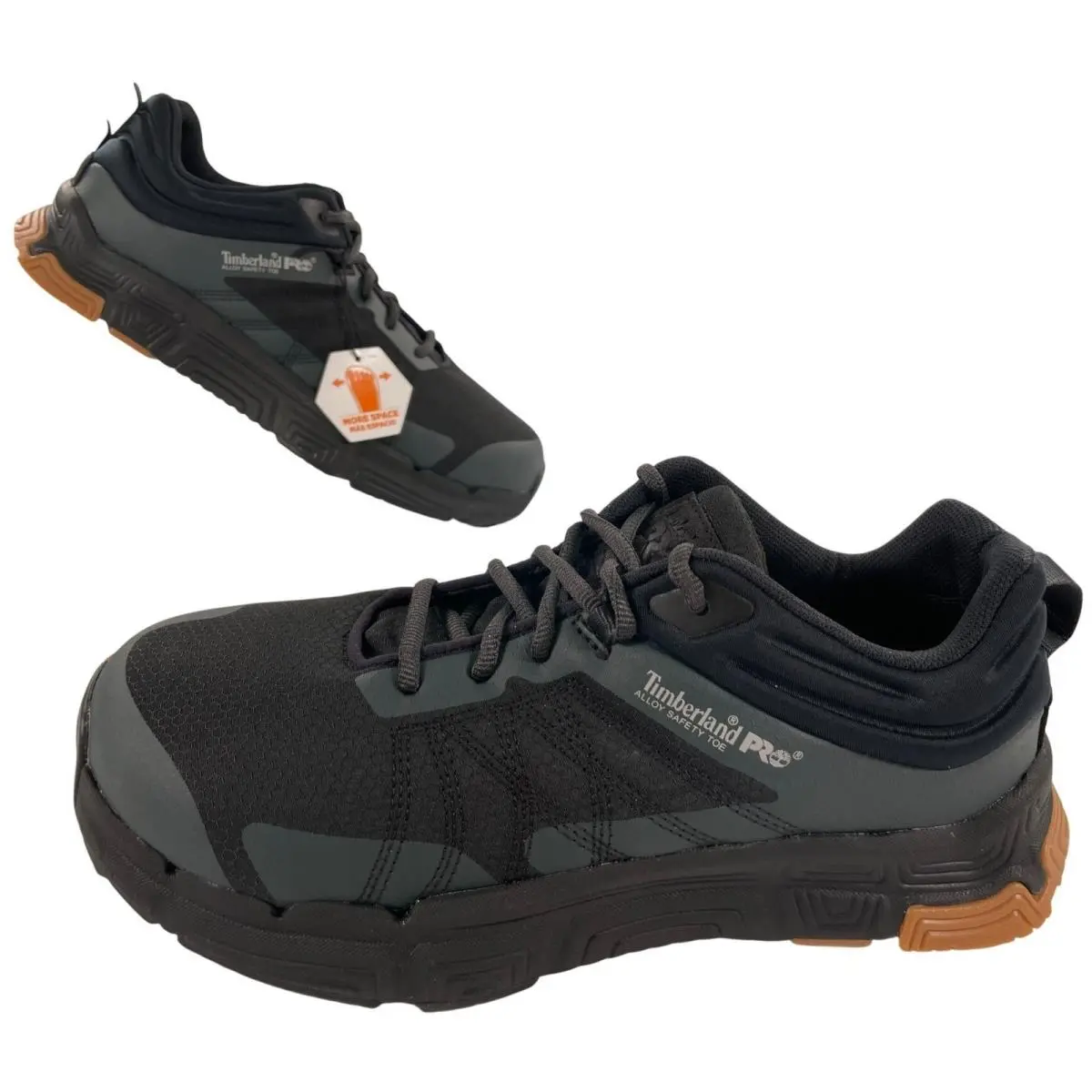 Timberland Pro XR-1 Shoes Safety Toe Black Astm F2413-24 Men`s Size 9.5