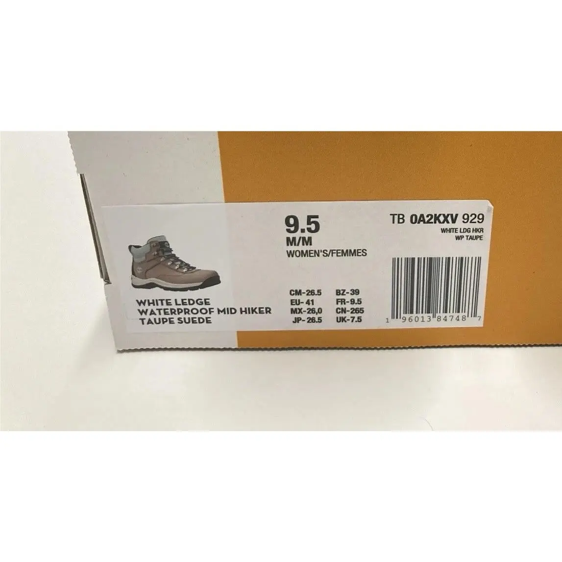 Timberland shoes - Timberland Ledge Mid LC - Ledge Mid - TB 0A2KXV 929 - Taupe Suede (UPC: 196013847487) 7
