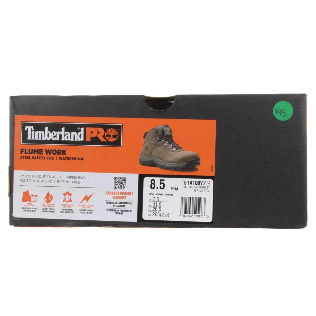 Timberland shoes - Timberland Pro® Flume Work Steel Safety Toe - A1Q8V - Brown (UPC: 197064525263) 2