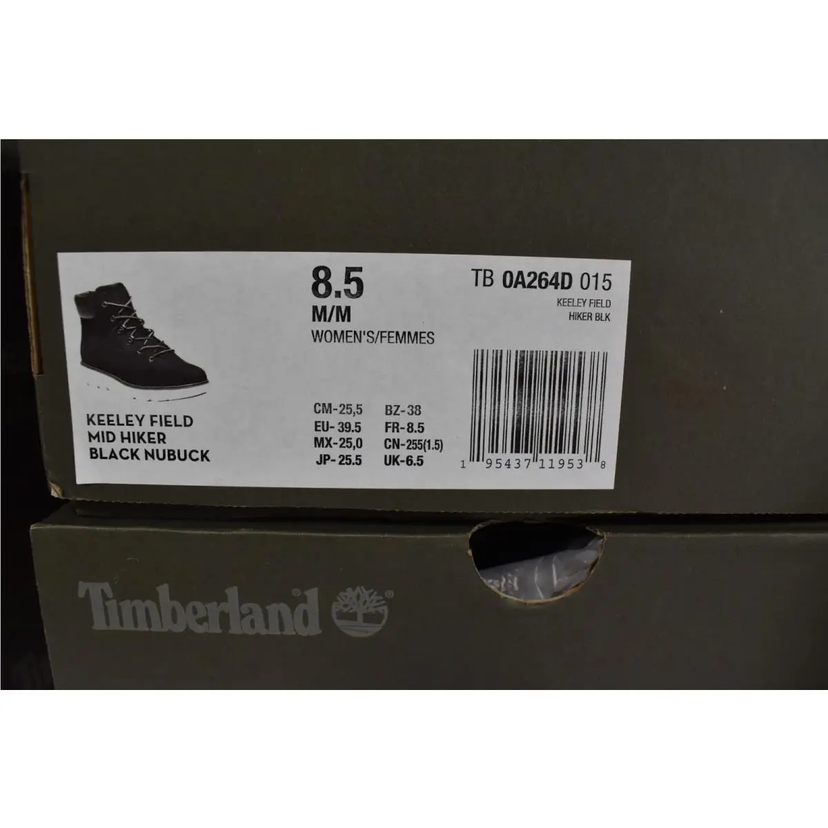 Timberland shoes - Keeley Field - Keeley Field - TB 0A264D 015 - Black (UPC: 195437119439) 7