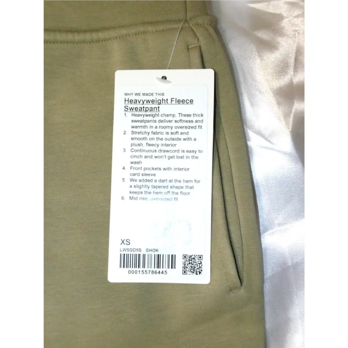 Lululemon clothing - khaki 3