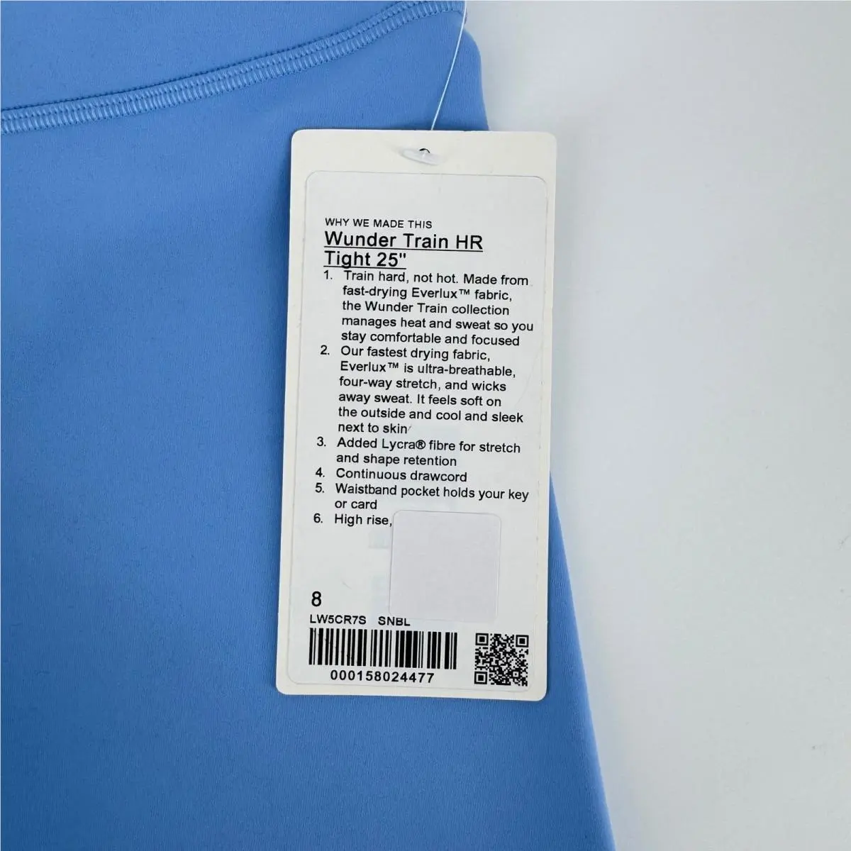 Lululemon clothing - Wunder Train HR Tight 25