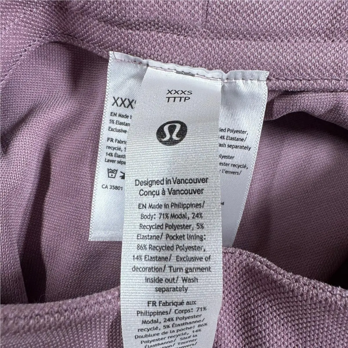 Lululemon clothing - Purple 4