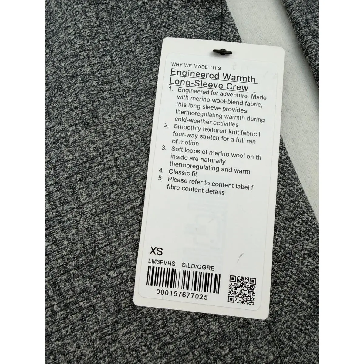Lululemon clothing - Gray 1