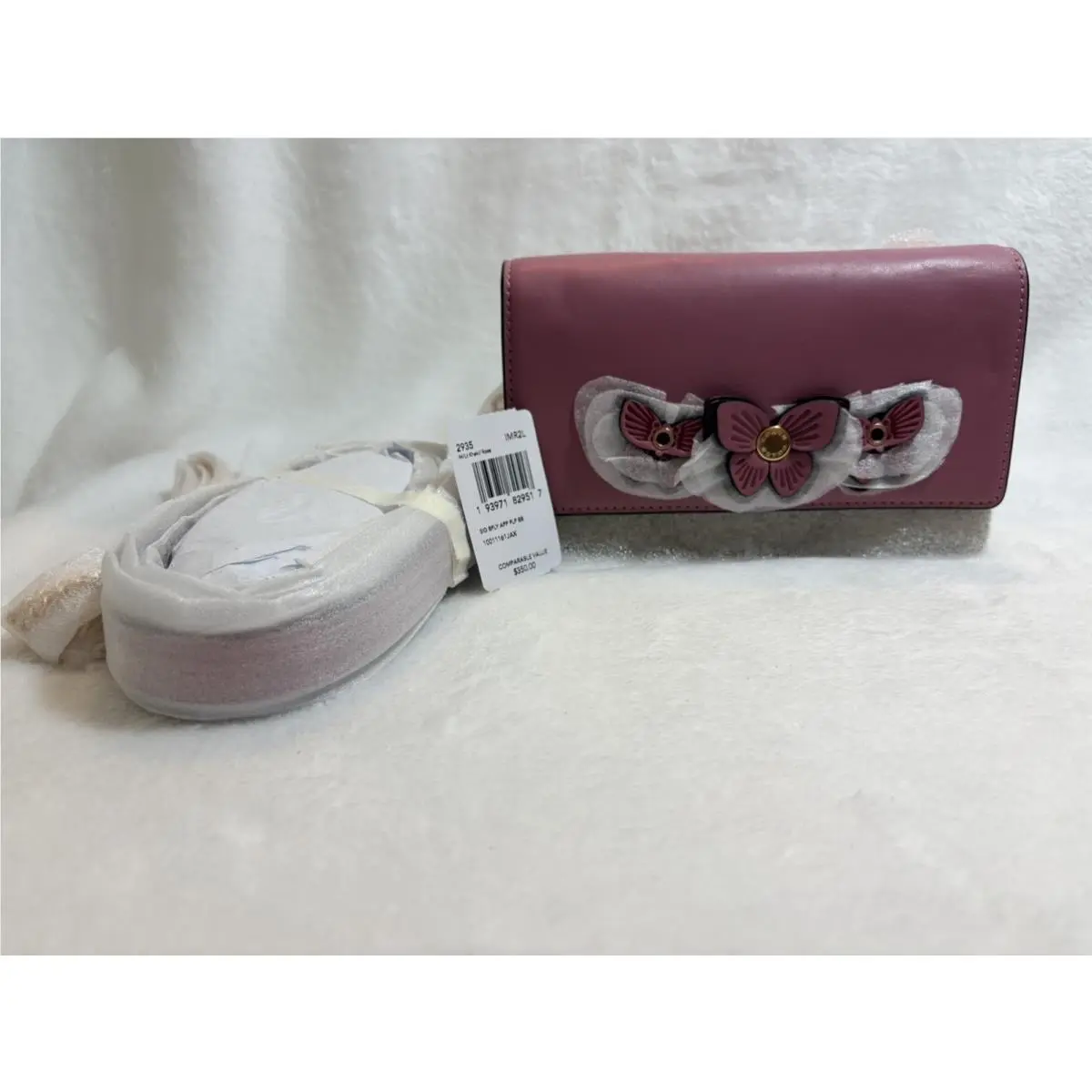 Coach Flap Belt Bag IN Signature Canvas with Butterfly Applique
