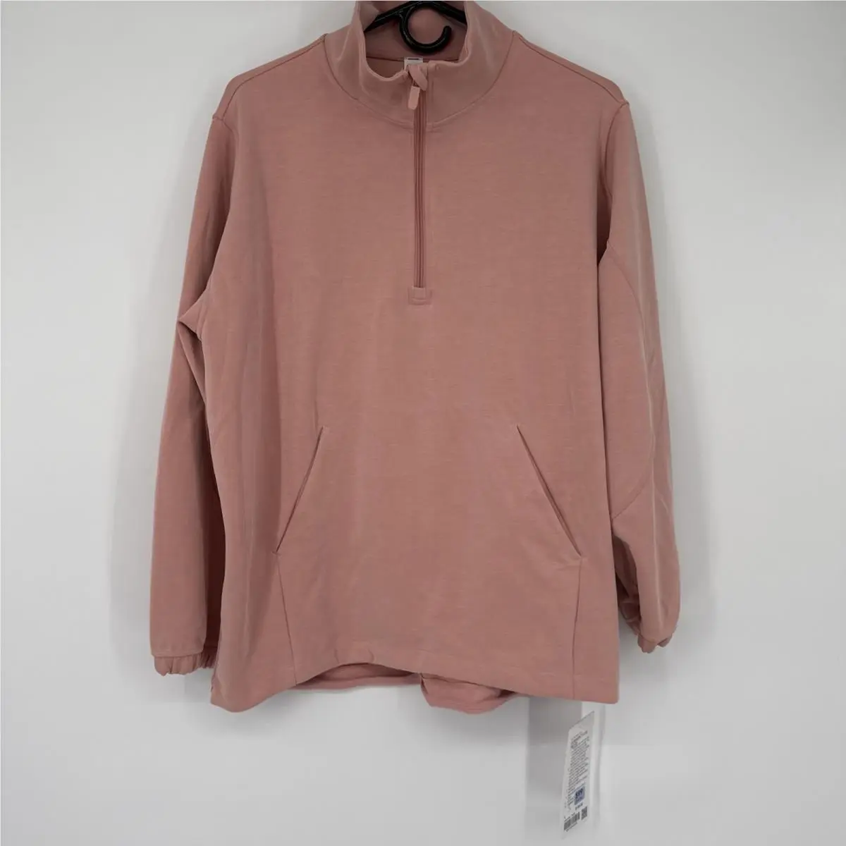 Lululemon Softstreme Half-zip Long Tea Rose Pink Women`s Large Athleisure