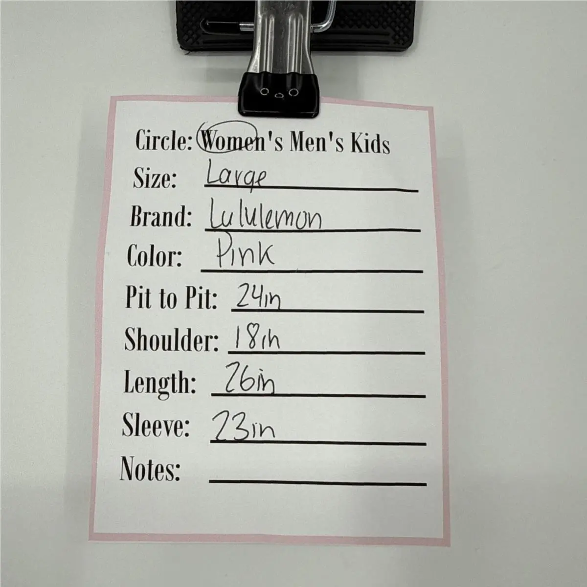 Lululemon clothing - Pink 6
