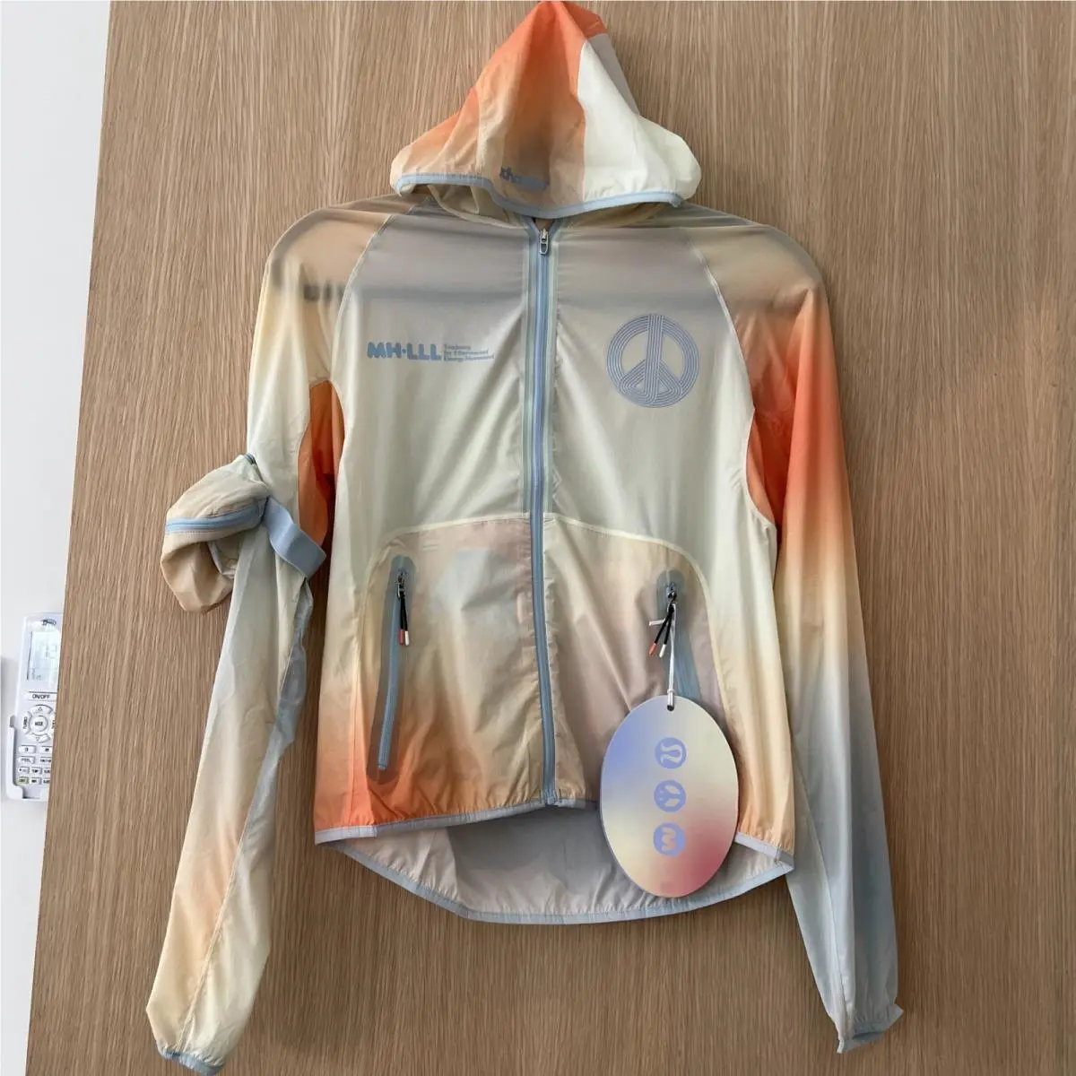 Lululemon x Madhappy Packable Run Jacket Size 2 Lightweight Front Zip Hood