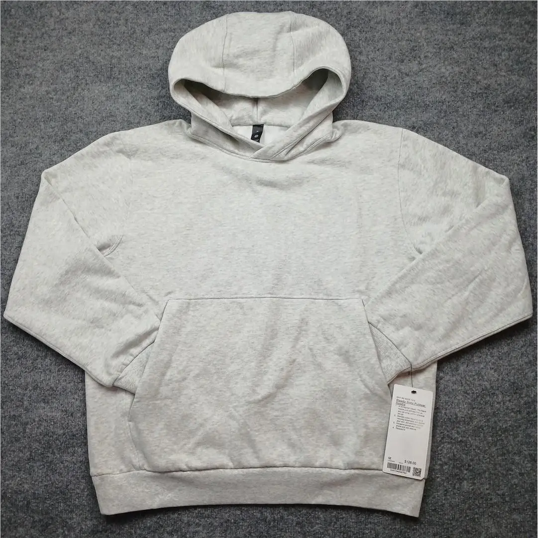 Lululemon Steady State Pullover Hoodie Mens M Hcug Heather Gray Sweatshirt