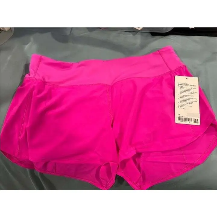 Lululemon MR Speed Up Short Size 10 Pow Pink