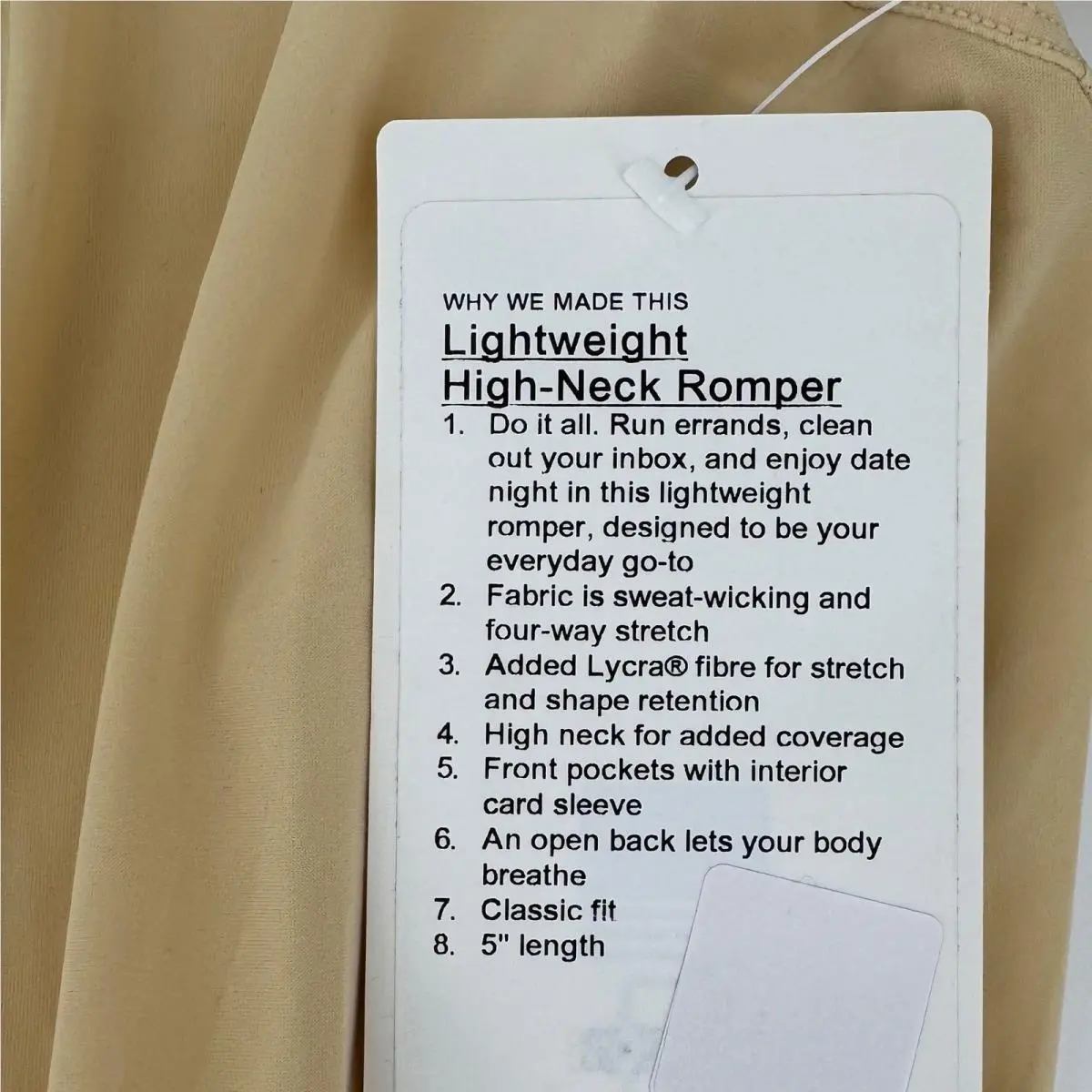 Lululemon clothing - Beige 4