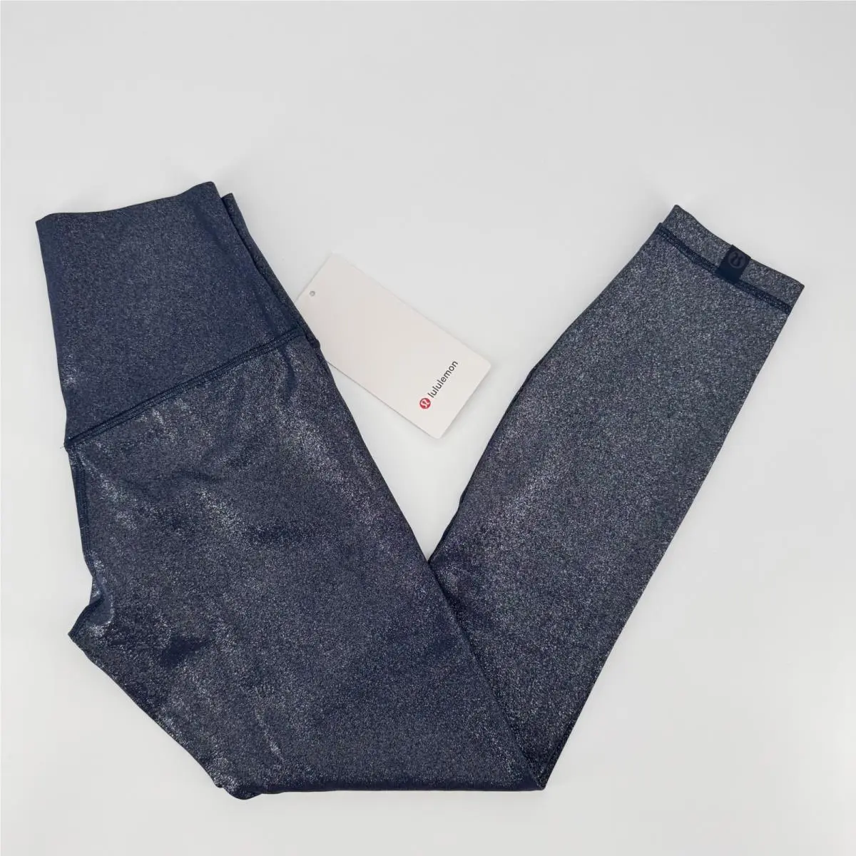 Lululemon Align HR Pant 25 Shimmer Luxe True Navy Blue Leggings LW5GJNS Size 4