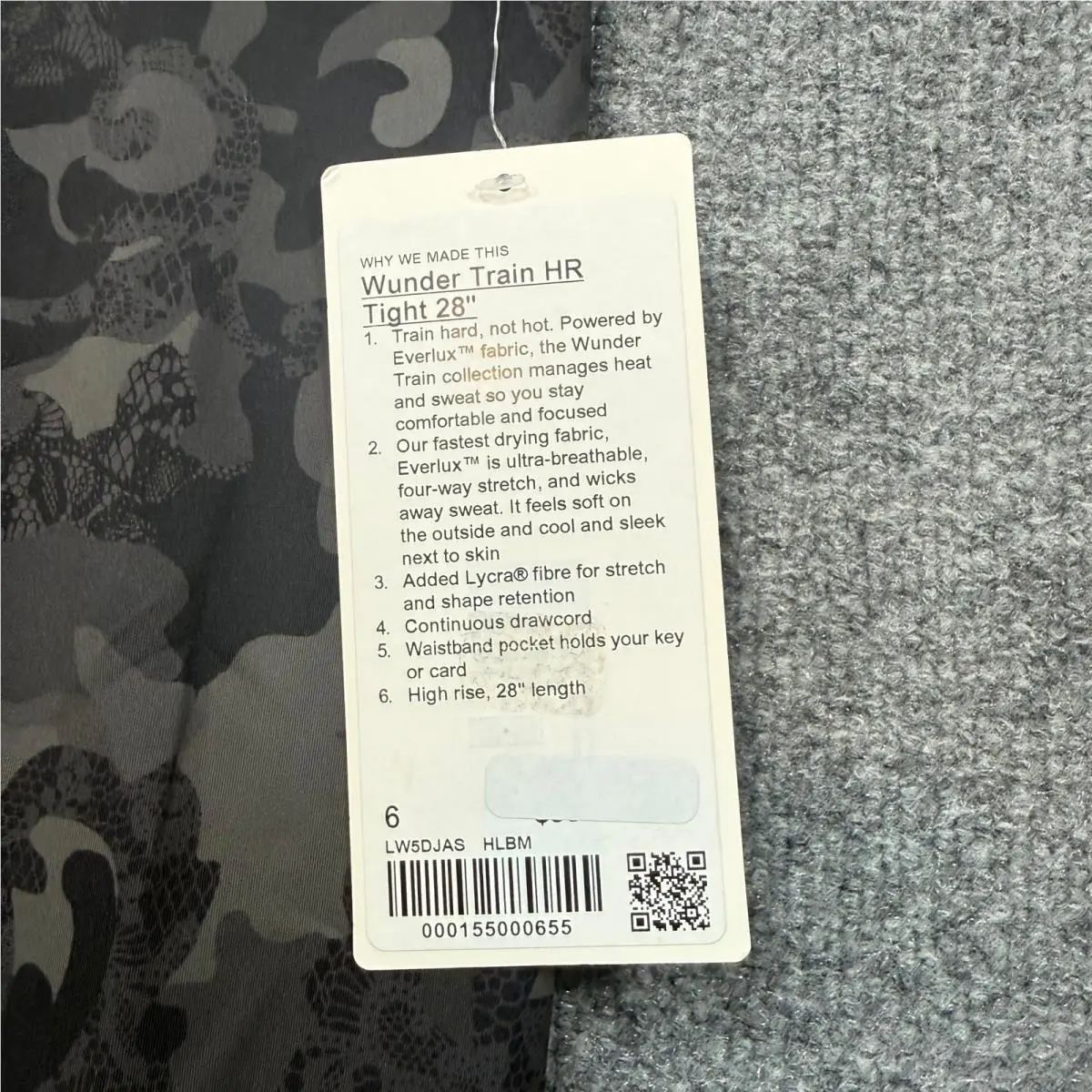 Lululemon clothing - Wunder Train HR Tight 28