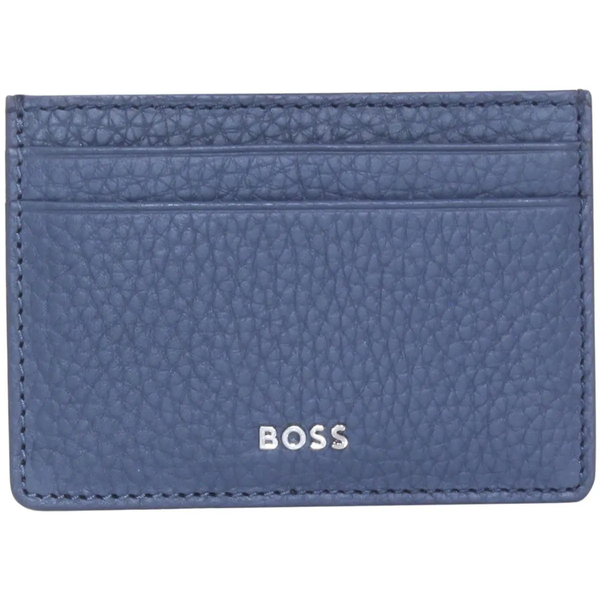 Hugo Boss Men`s Crosstown Wallet Money Clip Leather Logo