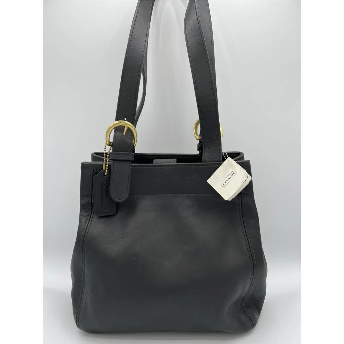Coach Vintage Soho Buckle Black Leather Purse 4157 Shoulder Bag 1997