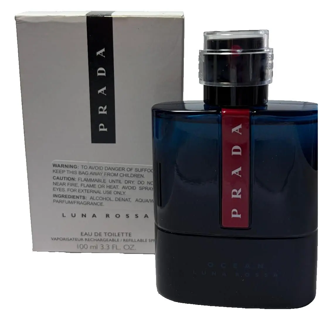 Prada Luna Rossa Ocean Eau de Toilette Edt 3.3 oz Mens 430