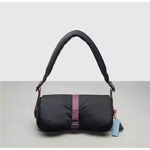 Coach Coachtopia Loop Puffy Wavy Dinky Bag Black