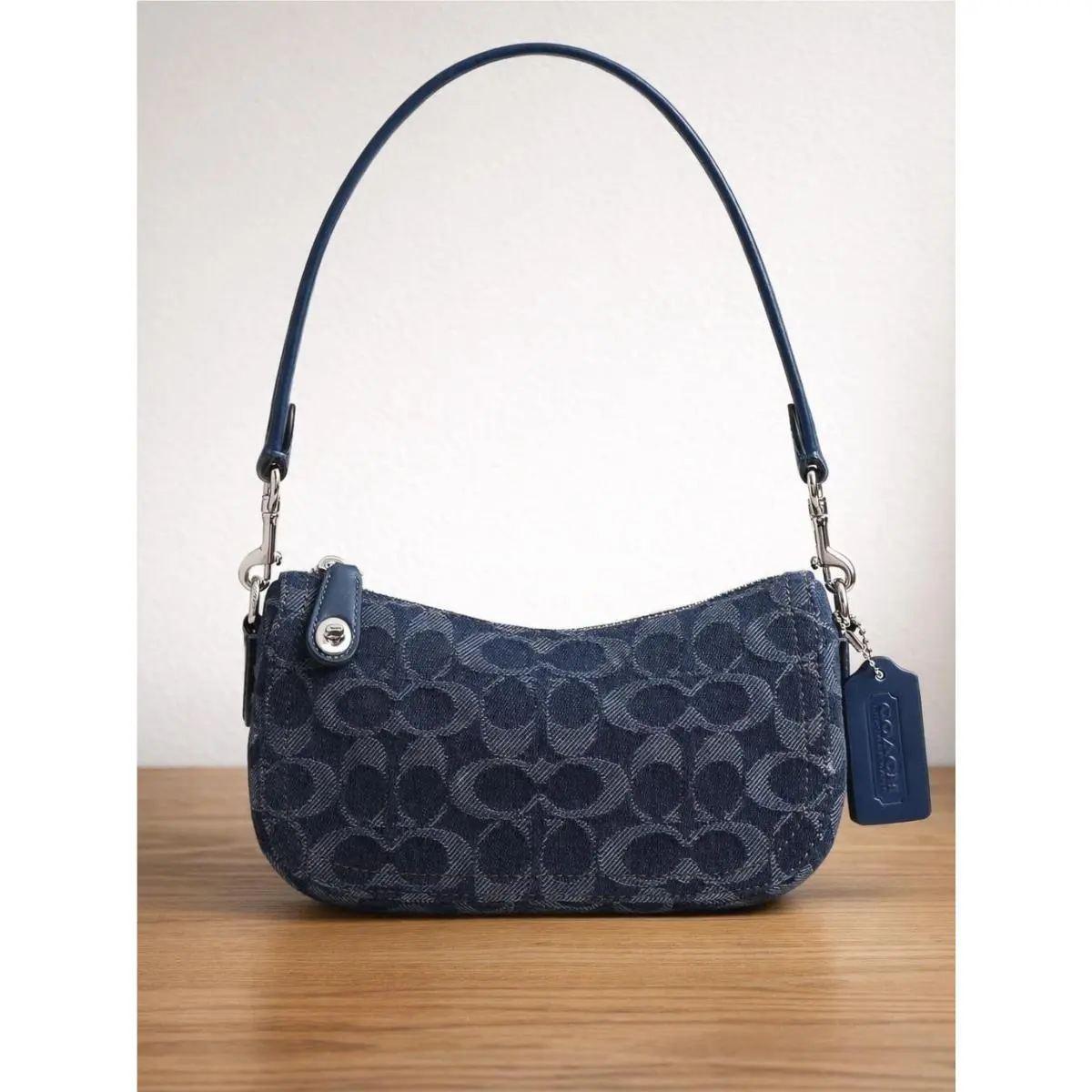 Coach Women’s Mini Swinger Bag 20 in Signature Denim
