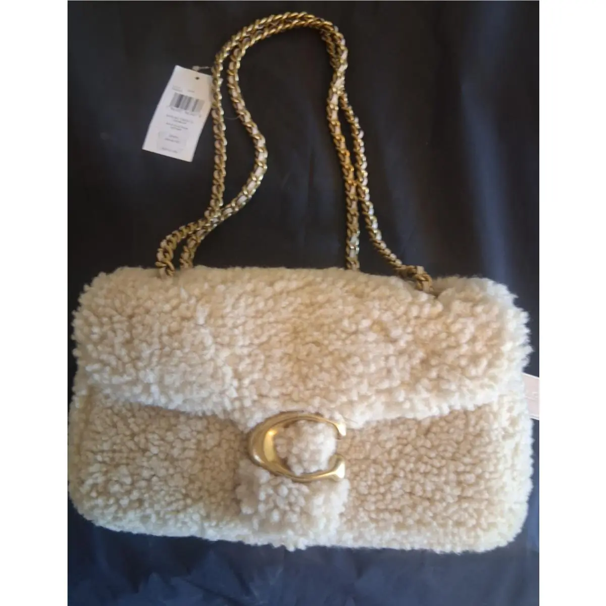 Coach Tabby 20 Crossbody/shoulder In Shearling
