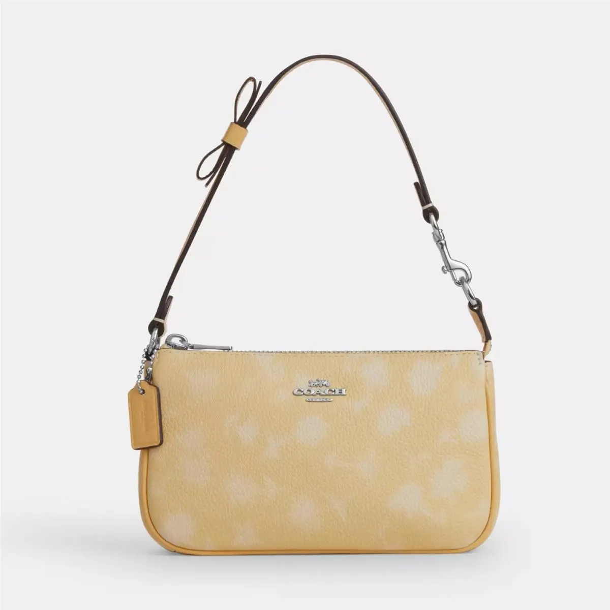 Coach Nolita 19 Washed Yellow Pebbled Leather Shoulder Bag