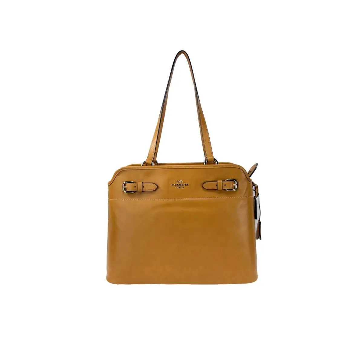 Easton Brown Leather Tote Bag by Coach