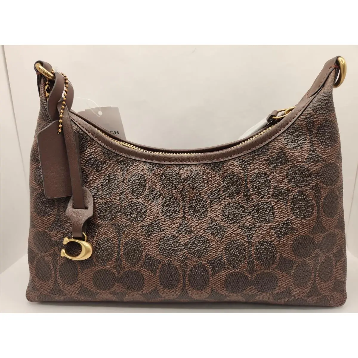 Coach Juliet Shoulder Bag 25 in Brown Signature Canvas M2461-CAM26