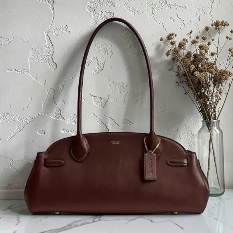 Coach Empire Carryall Bag 34 Brass/maple Leather Shoulder Tote Bag CCM57