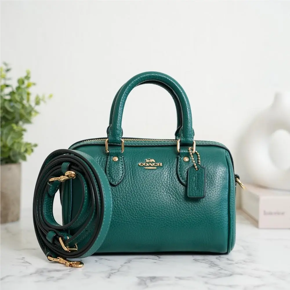 Coach CW328 Mini Rowan Crossbody Bag in Emerald