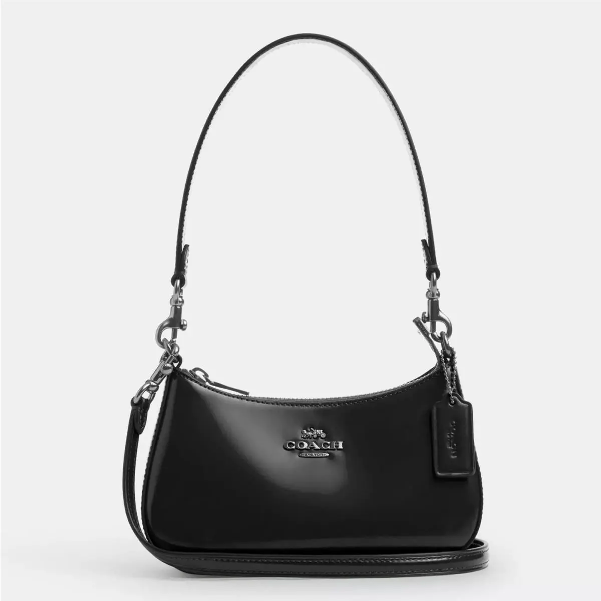 Coach Teri Mini Crossbody Bag Black Leather