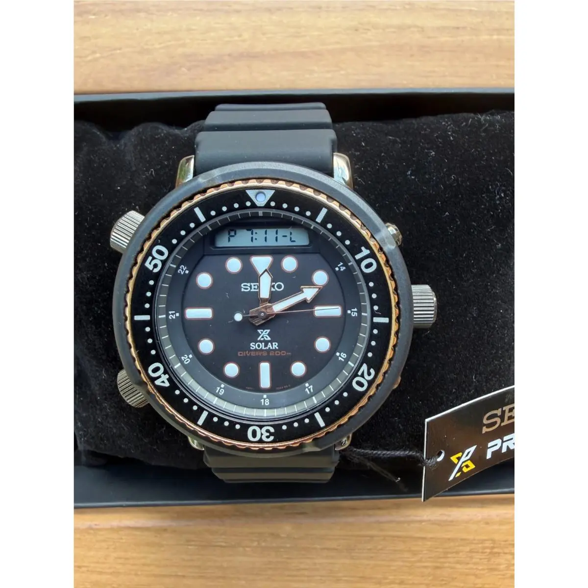 Prospex SNJ028P1 Diver Solar Arnie Digital Analog Dial Limited Edition by Seiko