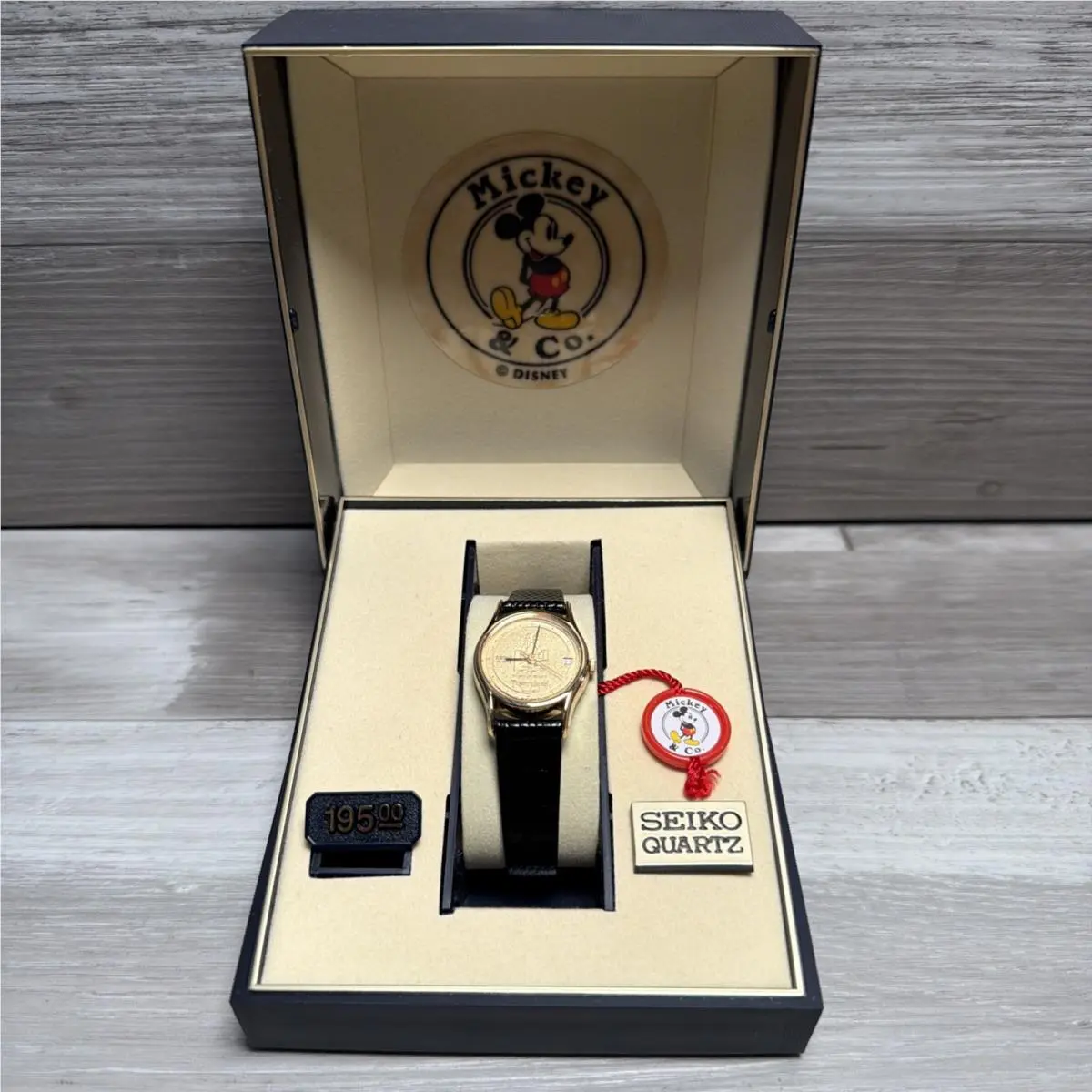 Mickey Co Quartz Watch Women`s 35th Anniversary Steel Water Resistant by Seiko