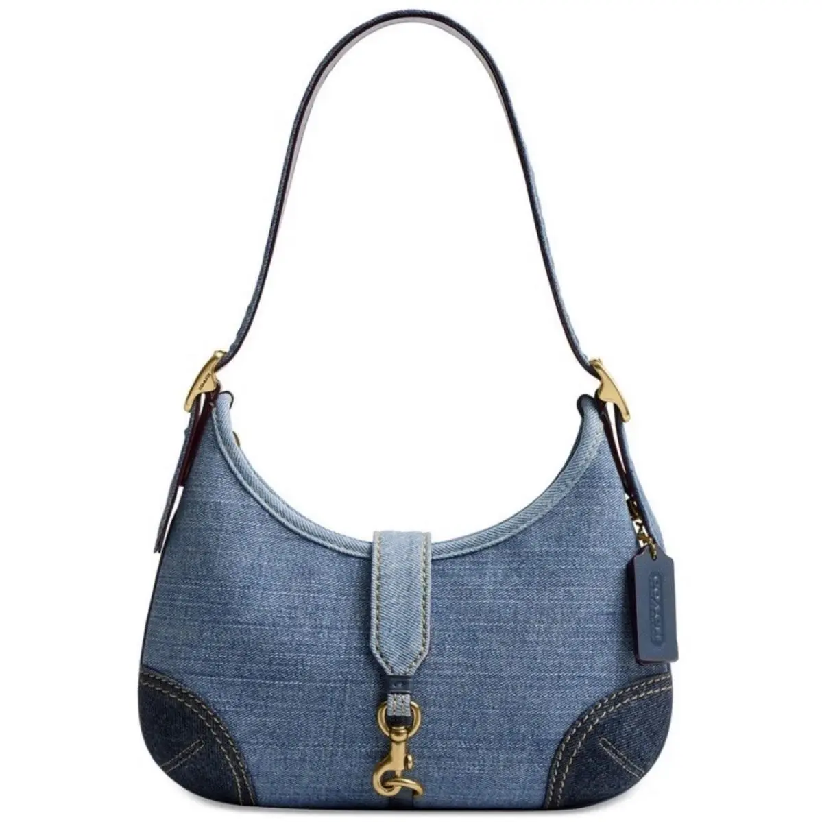 Coach Hamptons CW647 Brass/blue Hobo Bag B31
