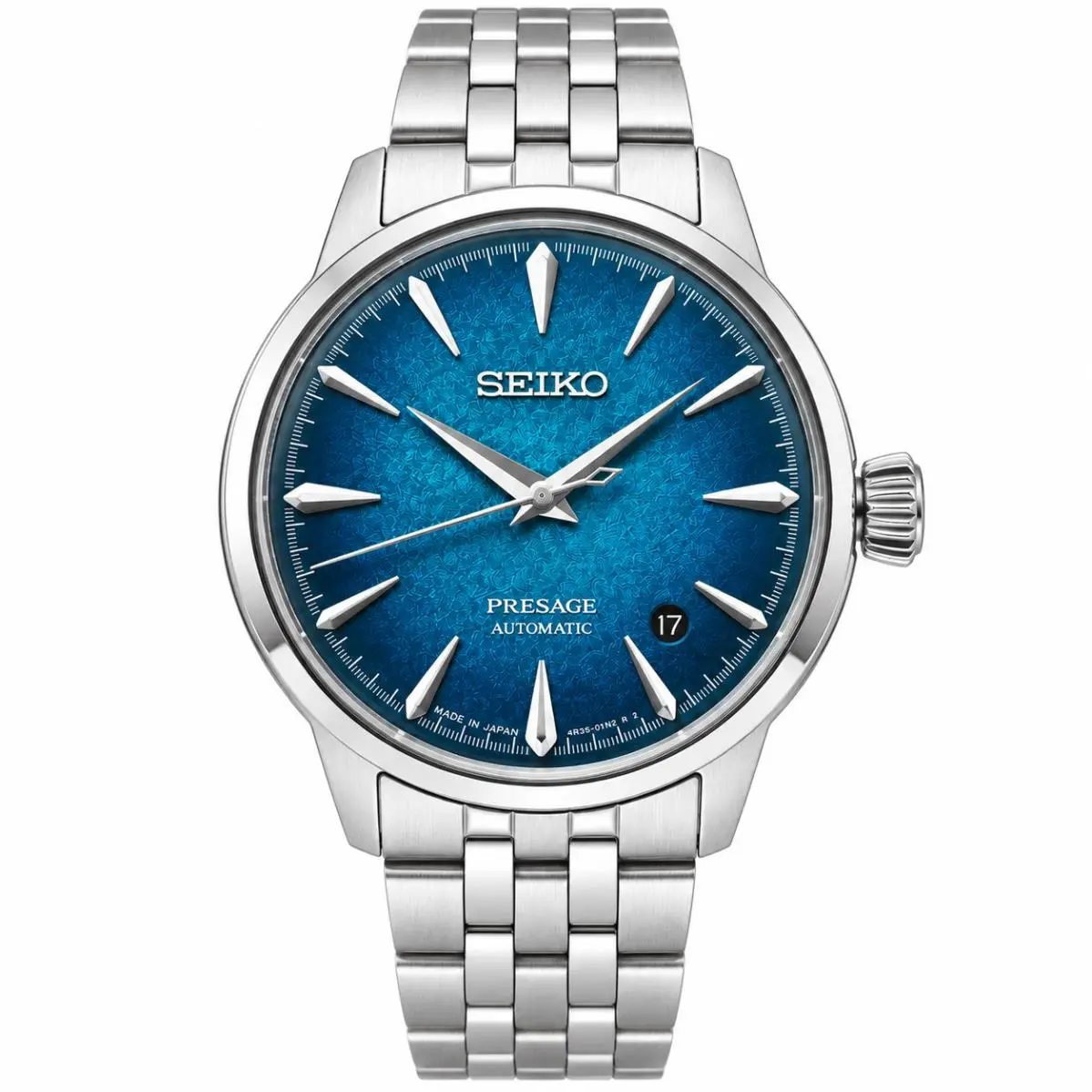 Presage Cocktail Time Blue Dial Automatic Men`s Watch Ref. HCB001 by Seiko