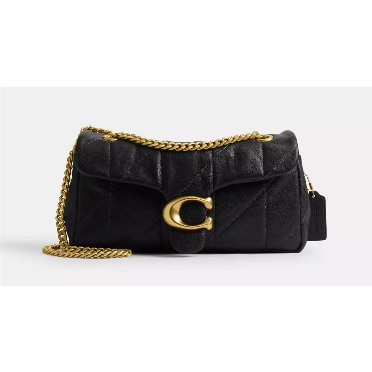 Coach Tabby Shoulder Bag 26 Quilted 2WAY Crossbody Black CCW83