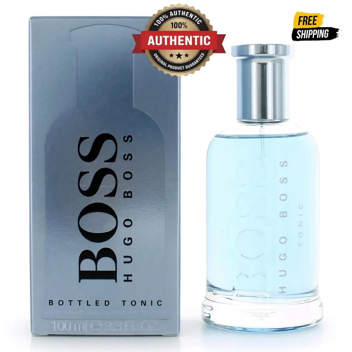 Boss Bottled Tonic by Hugo Boss 3.3 oz Edt Spray For Men